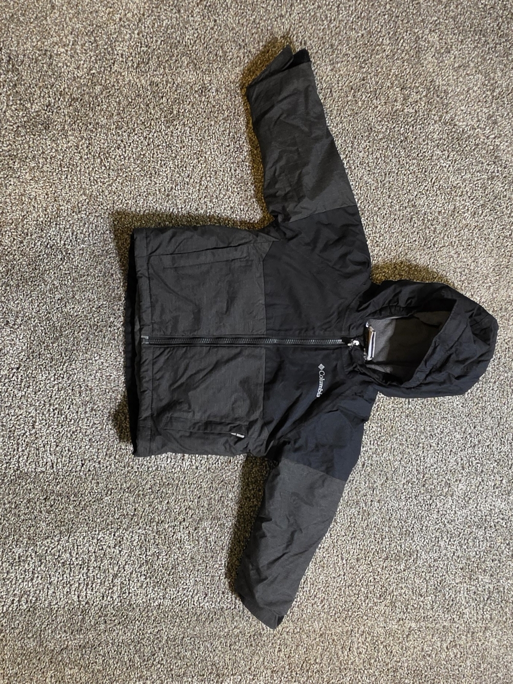 Columbia Boys Black Hooded Jacket